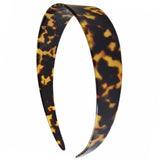 French Amie Ultracomfort Wide 1 1/4" Celluloid Handmade French Hair Headband