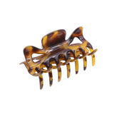 Parcelona French Classic 3" Medium Celluloid Covered Spring Hair Claw Clip