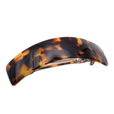 French Amie Curved Large 3 ¾” Handmade Celluloid Volume Hair Barrette for Women