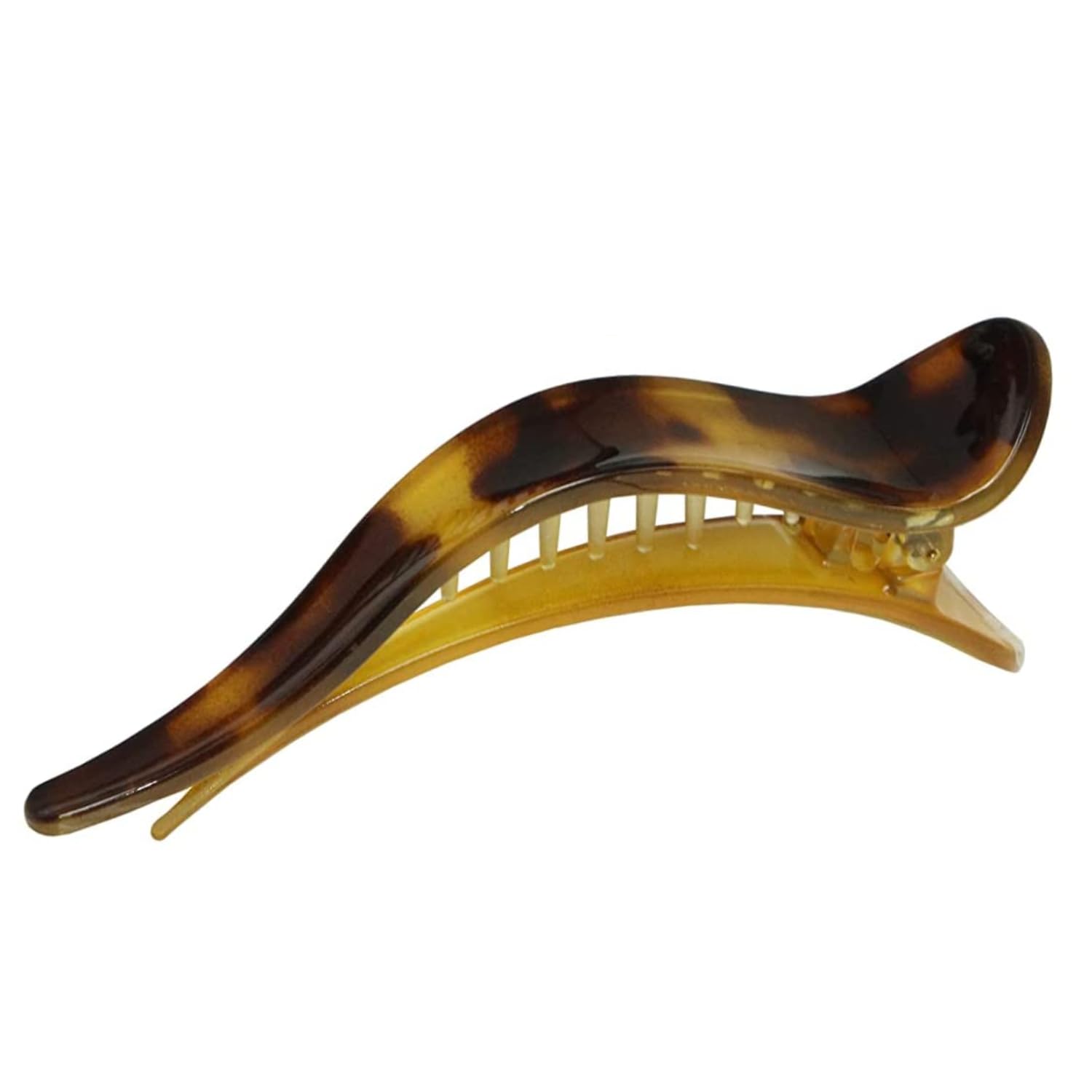 Parcelona French Brill Beak Large Celluloid Slide in Claw Clip Clamp for Women