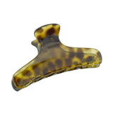 Parcelona French Flat Salon Style Medium 3 1/4" Celluloid Hair Claw for Women