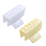 Parcelona French Checkered Small Celluloid Jaw Hair Claw Clamps for Women(2 Pcs)