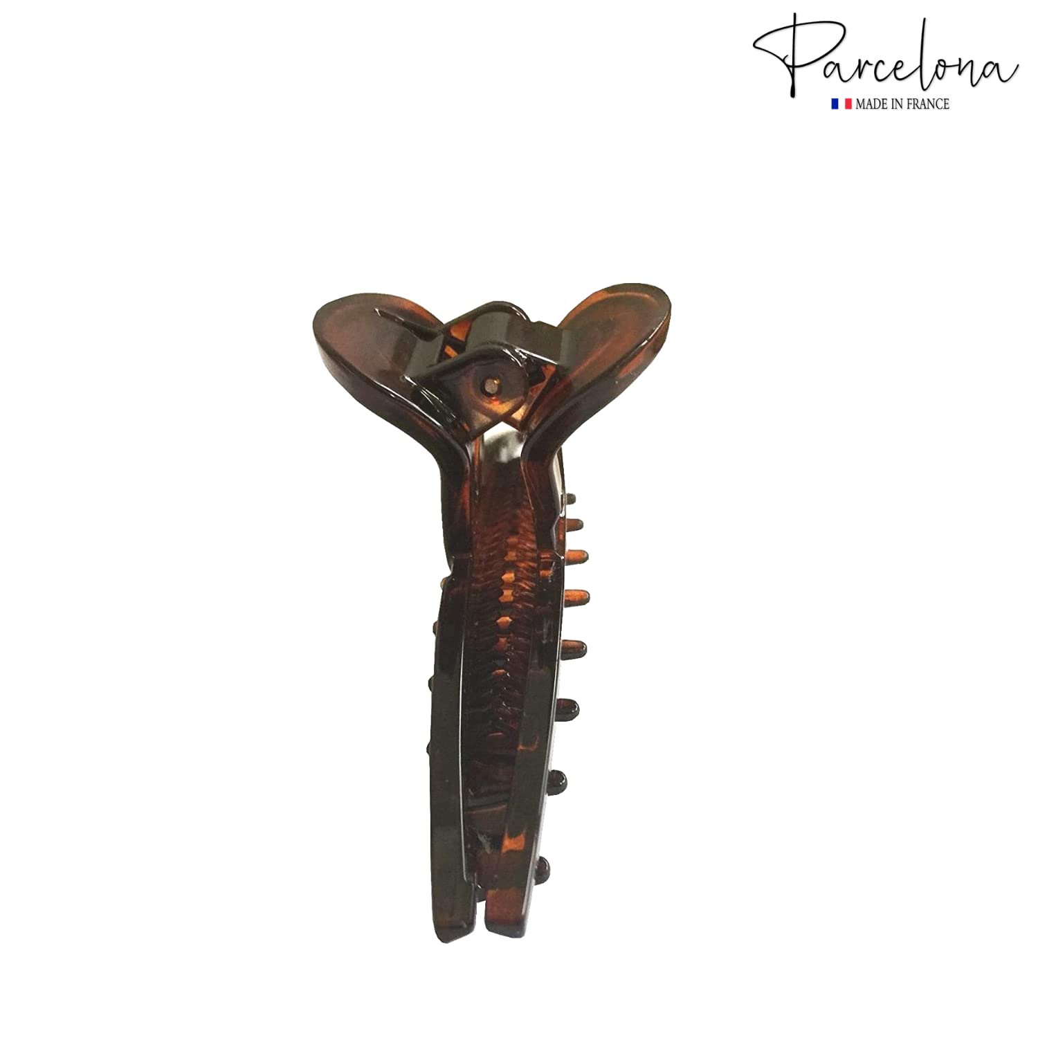 Parcelona French Pinch Crystal Cellulose Jaw Hair Claw for Women and Girls