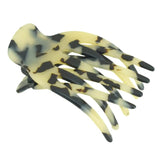French Amie Bear Paw Small 2 ¾” Celluloid Handmade Yoga Jaw Hair Claw for Women