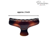 Parcelona French Flat Salon Small Jaw Hair Claw Clip in Tortoise Color
