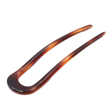 Parcelona French Large 4.75" Tortoise Shell Celluloid Hair Pin Stick for Women
