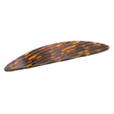 French Amie Large Oval Handmade Celluloid Hair Clip Barrette for Women