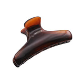 Parcelona French Flat Salon Style Medium 3 1/4" Celluloid Hair Claw for Women