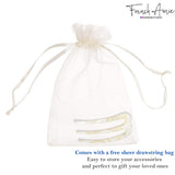 French Amie Tri Prongs 3" Handmade Cellulose Bun Holder Hair Pin Stick for Women