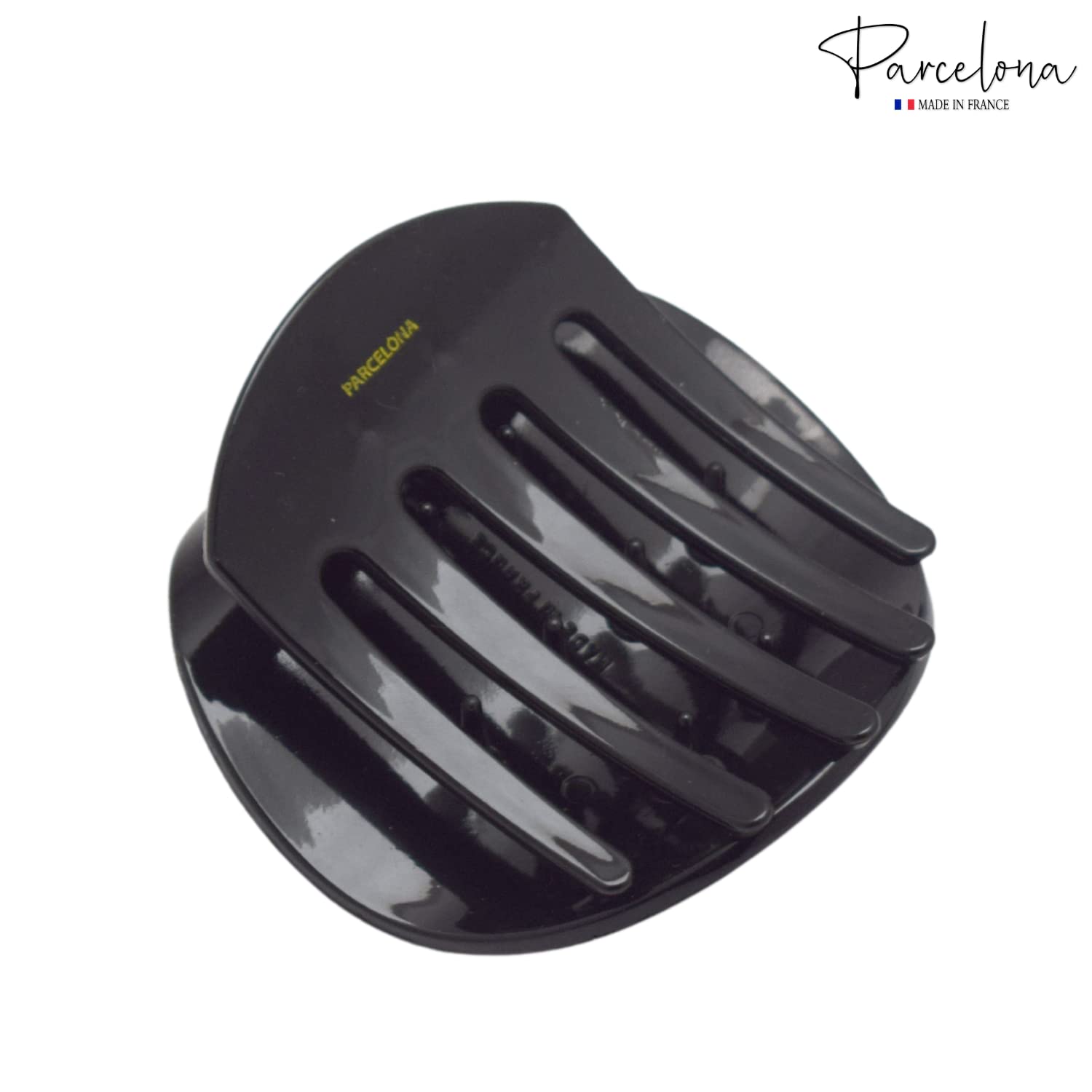 Parcelona French Onde Small 2 3/4" Cellulose Side Slide in Hair Claw for Women