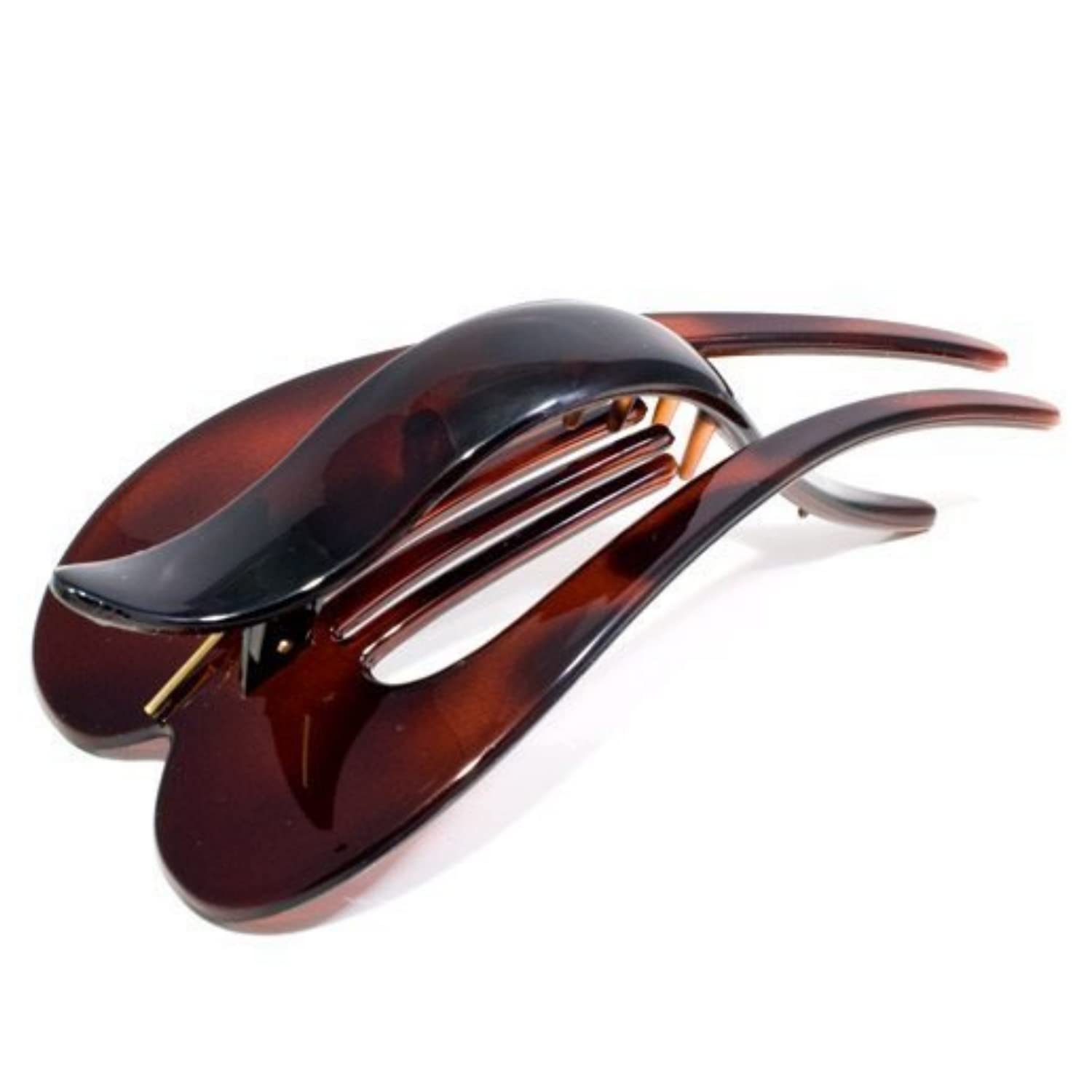 Parcelona French Pelican Large 5 Inches Side Slide Hair Claw Clip Clamp Clutcher
