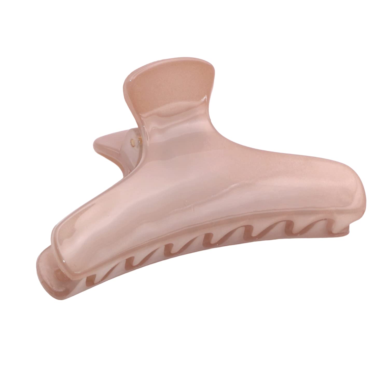 Parcelona French Flat Salon Style Medium 3 1/4" Celluloid Hair Claw for Women