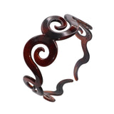 Parcelona French Swirls Wide Light Non-Brittle Celluloid Shell Hair Headband