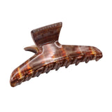 Parcelona French Pinch Medium Celluloid Covered Spring Jaw Hair Claw for Women
