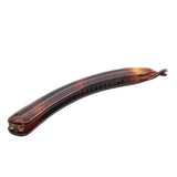 Parcelona French Large 5 1/2" Celluloid Banana Hair Clip for Women and Girls