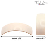 French Amie Handmade Curved Medium Automatic Strong Grip Hair Clip Barrette