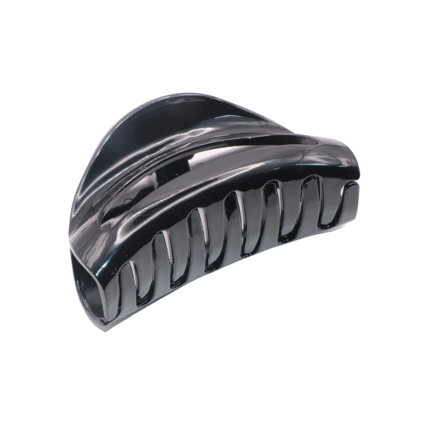 Parcelona French Vrille Medium 3.5" Celluloid No Slip Volume Jaw Hair Claw Clips