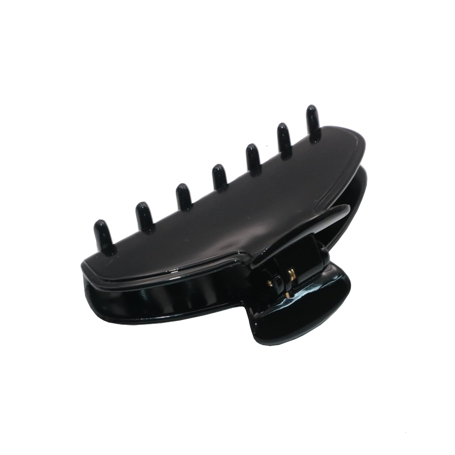 Parcelona French Basic Medium 3 1/2" Cellulose Tight Spring Hair Claw for Women