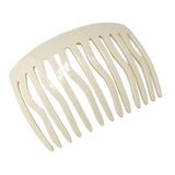 French Amie Fab 13 Teeth Medium Handmade Celluloid Side Hair Comb for Women