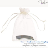 Parcelona French Oblong Tortoise Shell Medium Celluloid Hair Barrette for Women