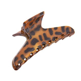 Parcelona French PINCH Leopard Tortoise Shell Small Jaw Hair Claw Clip for Girls