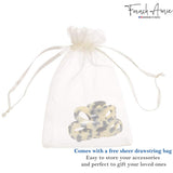 French Amie Flower Bloom 3" Handmade Celluloid No Slip Grip Hair Claw Clip