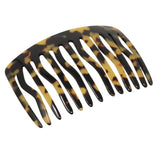 French Amie Fab 13 Teeth Medium Handmade Celluloid Side Hair Comb for Women