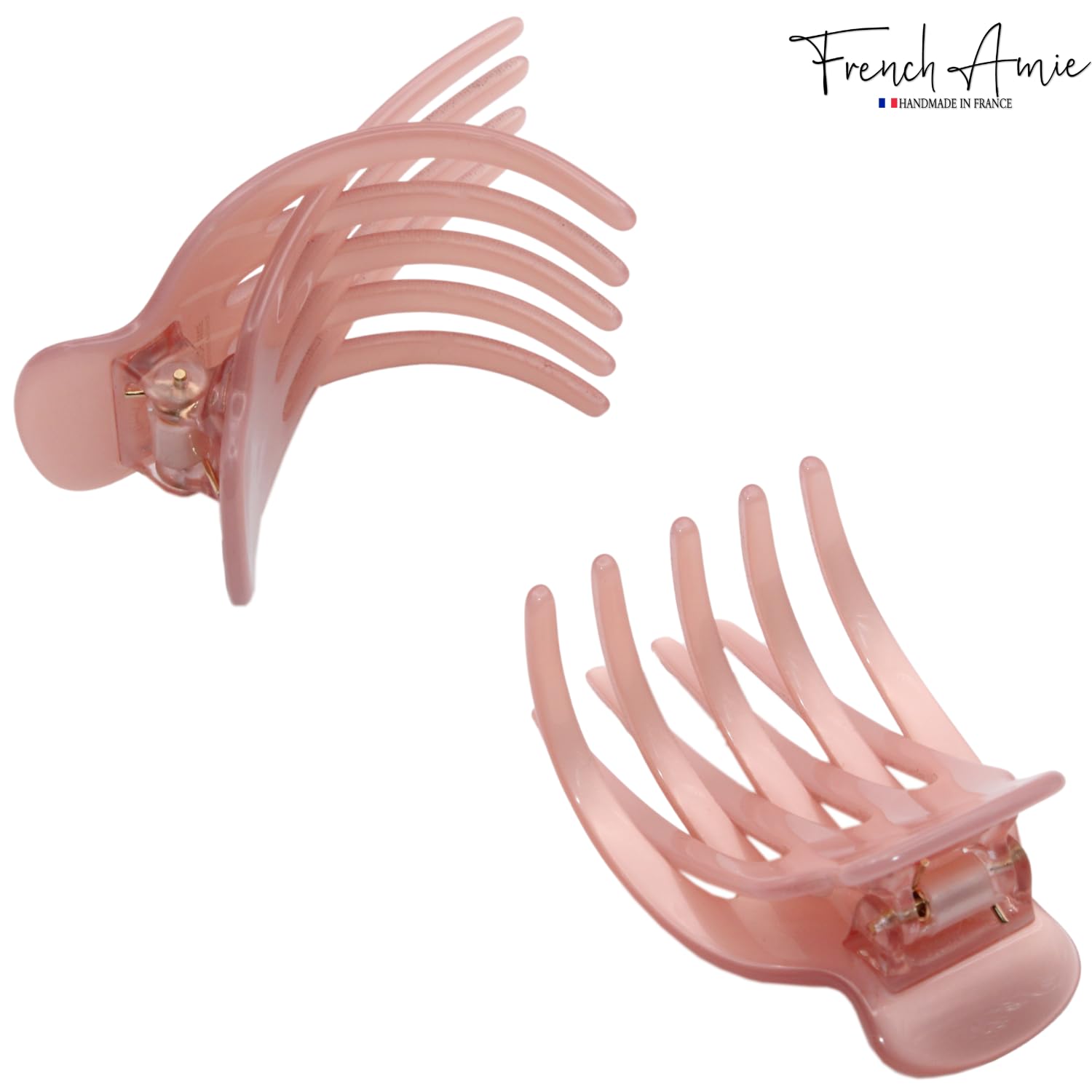 French Amie Bear Paw Small 2 ¾” Cellulose Handmade Yoga Jaw Hair Claw for Women