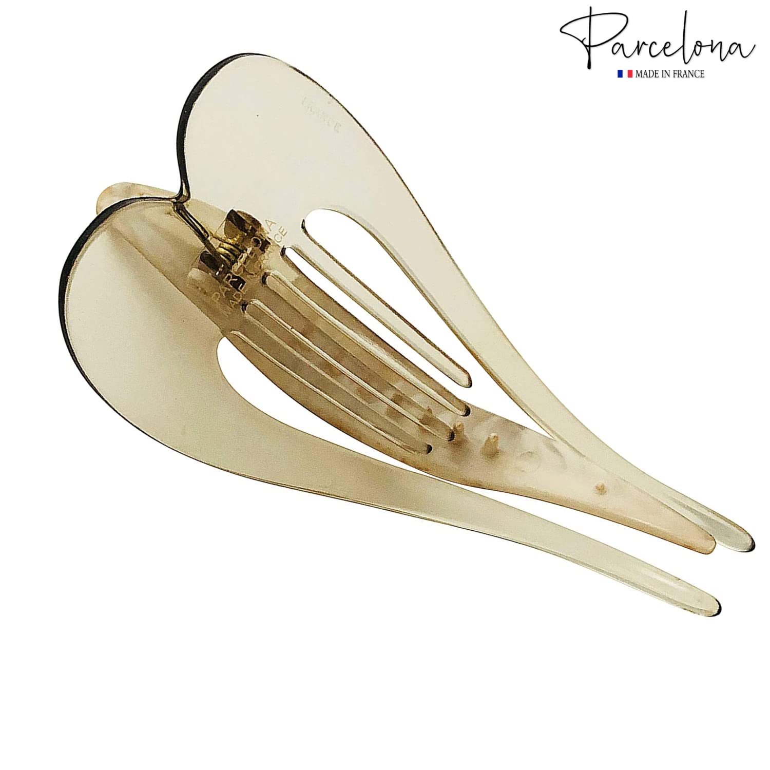 Parcelona French Pelican Large 5 Inches Side Slide Hair Claw Clip Clamp Clutcher