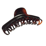 Parcelona French Curvy Large 5 Inches Long Celluloid Tortoise Shell Hair Claw