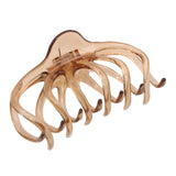 Parcelona French Dendrite Medium Celluloid Jaw Hair Claw for Women and Girls