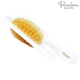 Parcelona French Grooming Combo 6” Celluloid Baby Brush and Comb for Toddlers