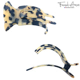 French Amie Pelican Small Cellulose Handmade No Slip Grip Hair Claw for Women