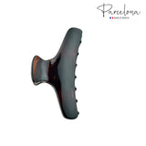 Parcelona French Flat Salon Small Jaw Hair Claw Clip in Tortoise Color