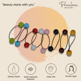 Parcelona France BOULI Ball Stretchable Ponytail Holder Elastic Hair Ties(8 Pcs)