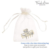 French Amie Classic Butterfly 3" Handmade Cellulose Interlocking Teeth Hair Claw