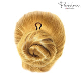Parcelona French Sleek 3 1/2" Celluloid Wavy U Shaped Hair Pins for Women(2 Pcs)
