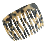French Amie Fab 13 Teeth Medium Handmade Celluloid Side Hair Comb for Women