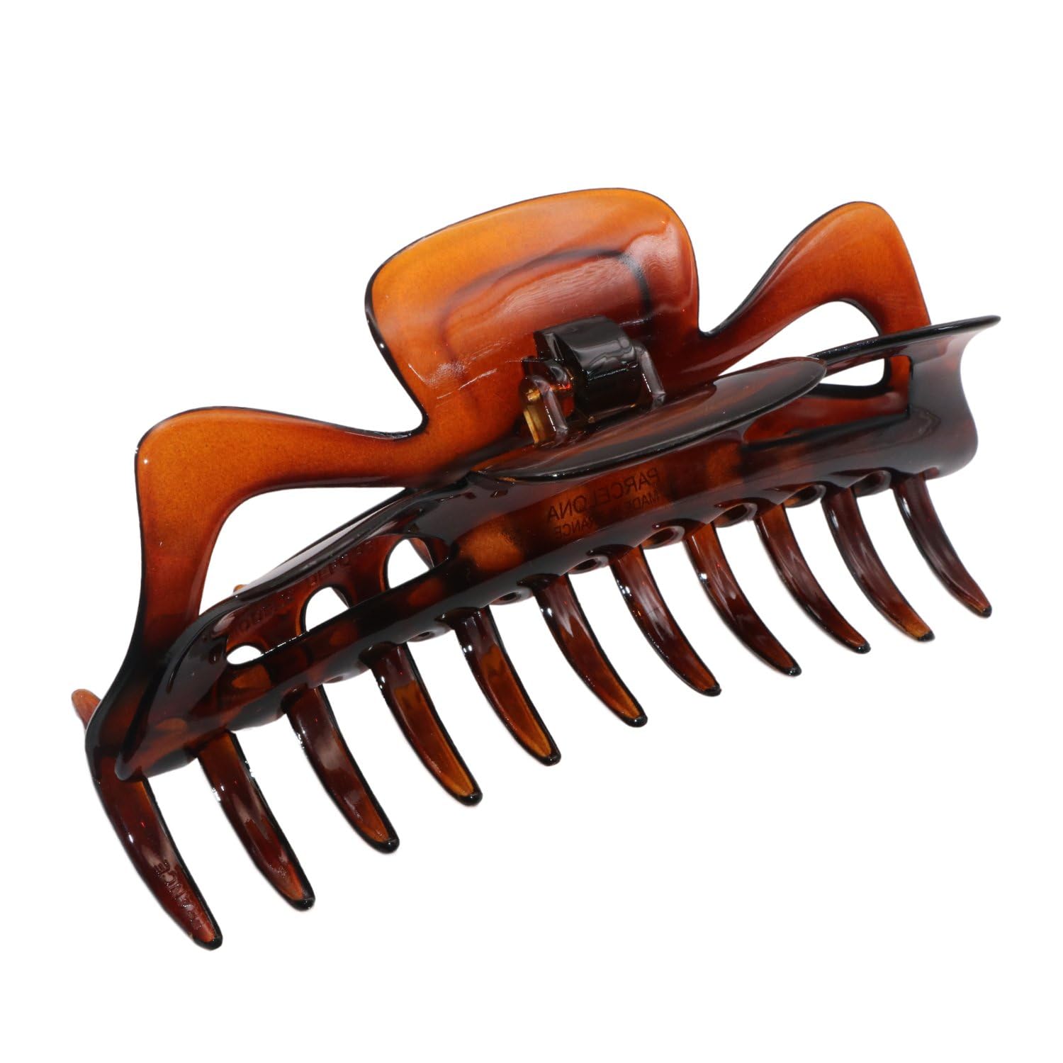 Parcelona French Classic Jumbo Large 5 1/2" Celluloid Hair Claw Clip for Women