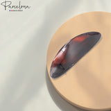 Parcelona French Oval Large 4" Celluloid Automatic Hair Barrette for Women