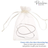 Parcelona French Flexi Bandeau Tie Shell Celluloid Set of 2 Thin hair Headband