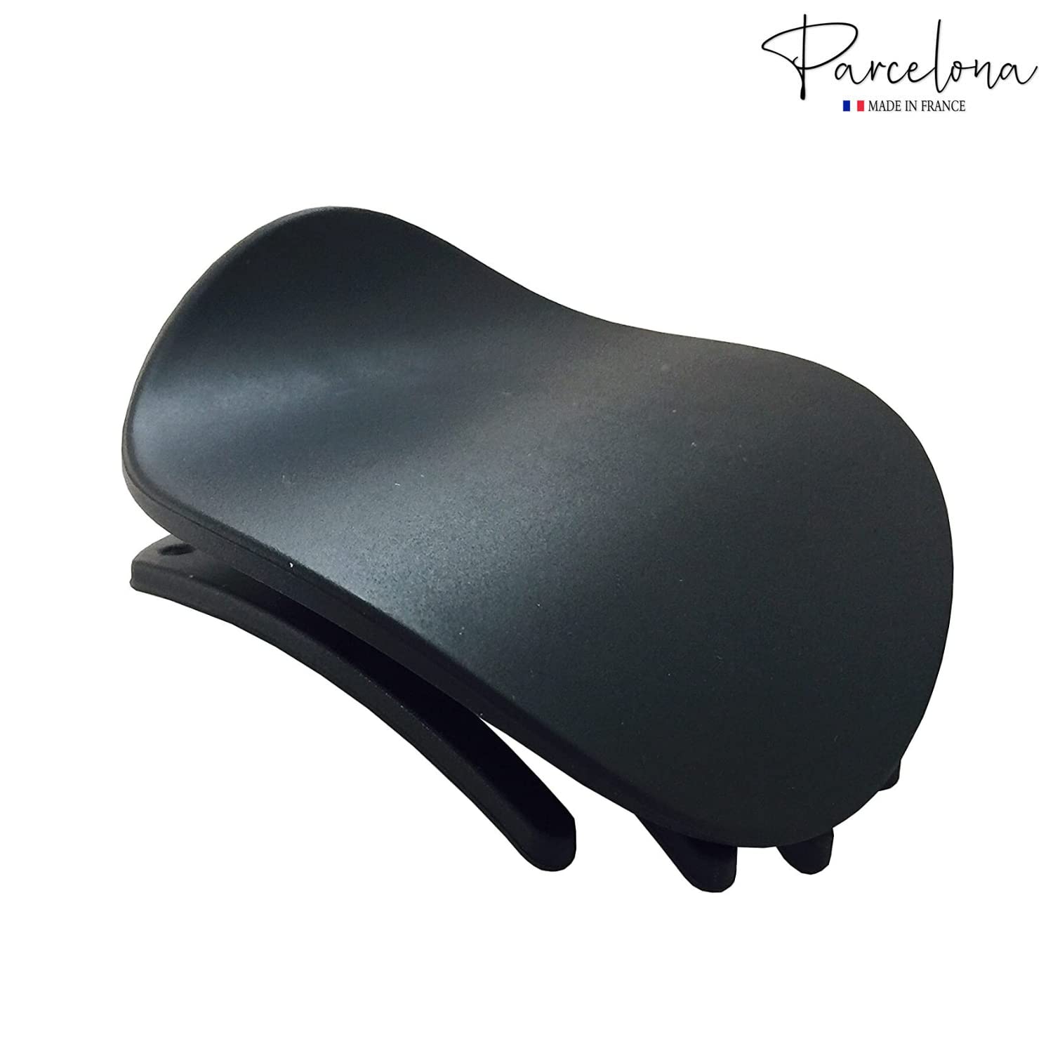 Parcelona French Onde Small 2 3/4" Cellulose Side Slide in Hair Claw for Women