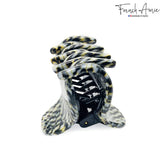 French Amie Belle Handmade Celluloid Acetate Jaw Hair Claw for Women and Girls