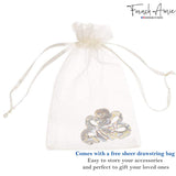 French Amie Flower Bloom 3" Handmade Celluloid No Slip Grip Hair Claw Clip