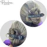 Parcelona French Brill Beak Medium Celluloid Slide in Claw Clip Clamp for Women