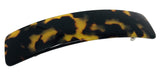 French Amie Long Rectangle Handmade Large Hair Barrette Clip for Women N Girls