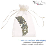 French Amie Handmade Curved Medium Automatic Strong Grip Hair Clip Barrette
