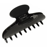 French Amie Thin Oval Large 4 1/4” Handmade Celluloid Jaw Hair Claw for Women