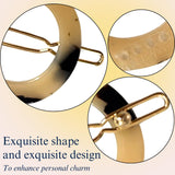 French Amie Mini Circle Celluloid Handmade Hair Clips Snap on Side Slide Clip