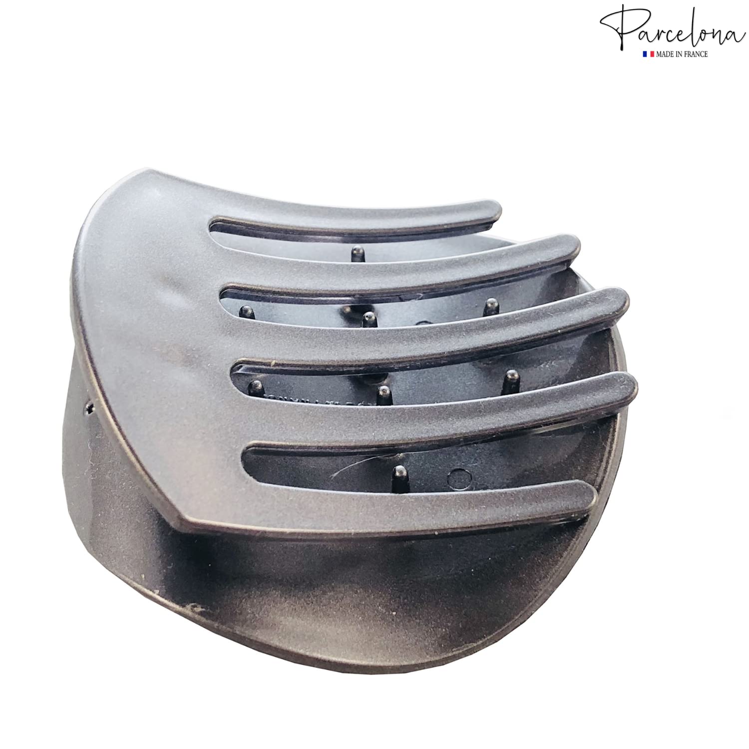Parcelona French Onde Small 2 3/4" Cellulose Side Slide in Hair Claw for Women